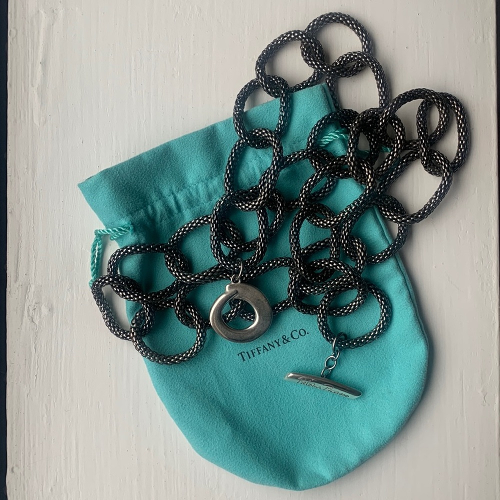 Tiffany & Co Paloma Picasso Sterling Links Toggle Necklace - Picture 2 of 9